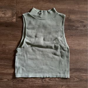 Sage green Zara shirt